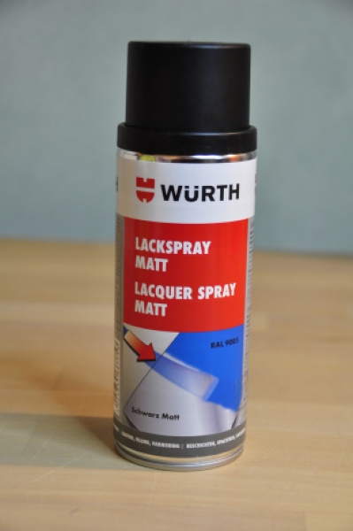 Lackspray Schwarz RAL 9005 Matt 400 ml (Auslauf - Abverkauf) Auf Bestand Achten!